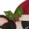Glitzhome® 16" Wooden Dog Christmas Décor Accent